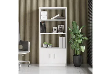 Barrock Bokhylle 38x64 cm - Hvit - Oppbevaring - Hylle - Bokhylle