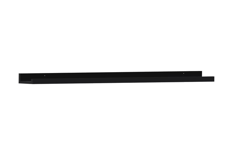 Black Shelf Bildehylle MDF 150 cm Svart - Art Link - Boklist - Bildehylle & bildelist