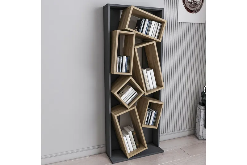 Bloemendal Bokhylle 63 cm - Eik - Oppbevaring - Hylle - Bokhylle