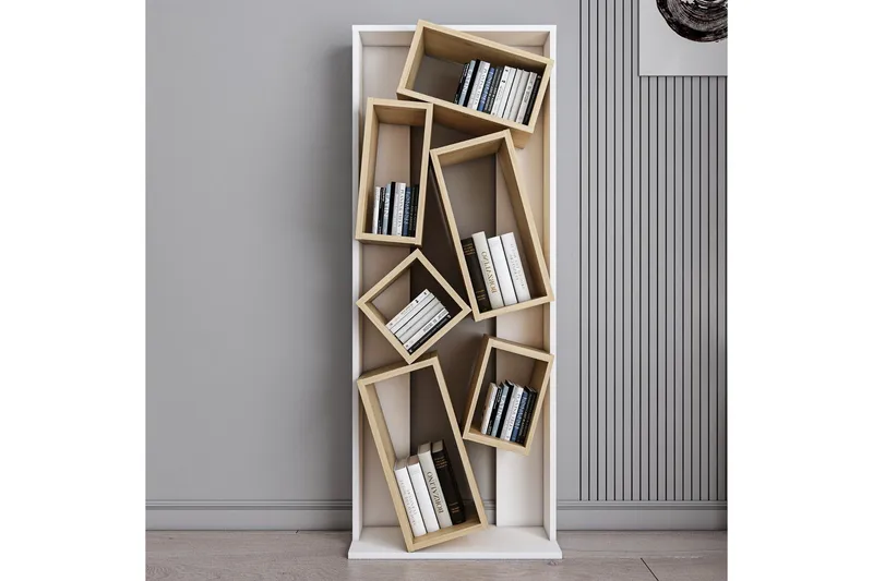 Bloemendal Bokhylle 63 cm, Hvit