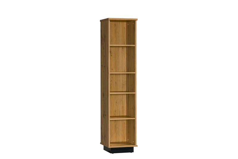 Bokhylle 40 cm i Eik, Svart|Brun