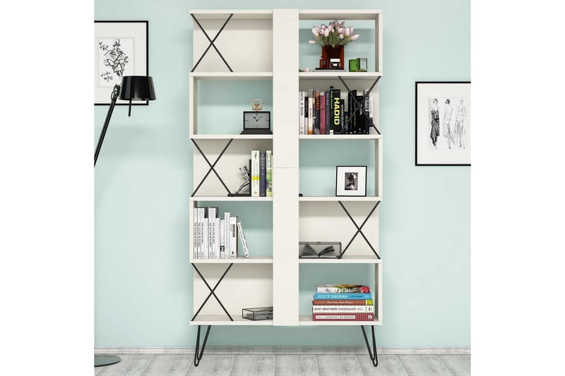 Bokhylle Amtorp 90 cm - Brun - Oppbevaring - Hylle - Bokhylle