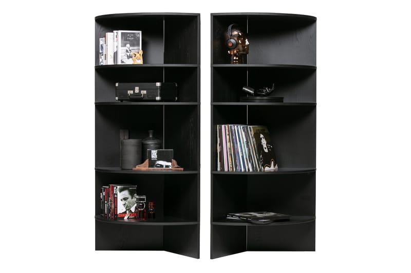 Bokhylle Artin 100x76 cm Rund - Oppbevaring - Hylle - Bokhylle