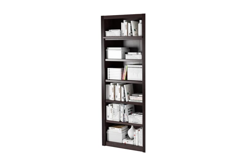 Bokhylle Bailey 81 cm Bred - Svart/Svart - Oppbevaring - Hylle - Bokhylle