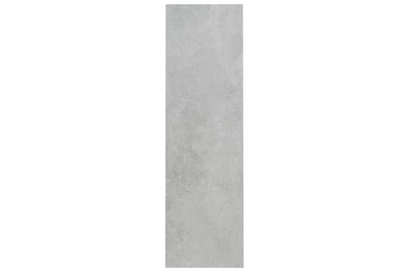 Bokhylle betonggrå 97,5x29,5x100 cm sponplate - Grå - Bokhylle