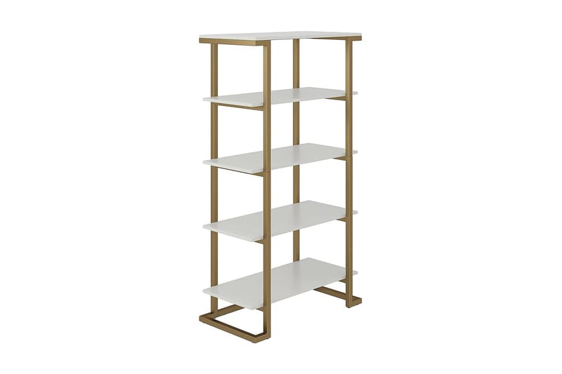 Bokhylle Camila 76x40 cm Hvit - CosmoLiving - Oppbevaring - Hylle - Bokhylle