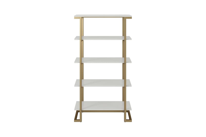 Bokhylle Camila 76x40 cm Hvit - CosmoLiving - Oppbevaring - Hylle - Bokhylle