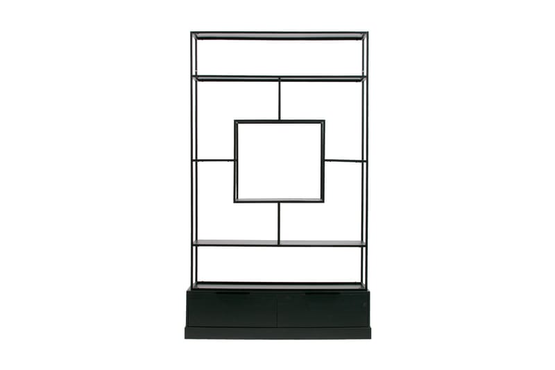 Bokhylle Demetrio 126 cm - Svart - Oppbevaring - Hylle - Bokhylle
