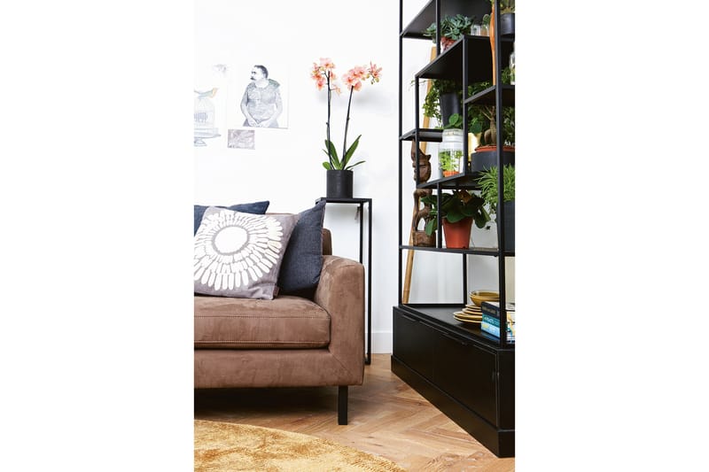 Bokhylle Demetrio 126 cm - Svart - Oppbevaring - Hylle - Bokhylle