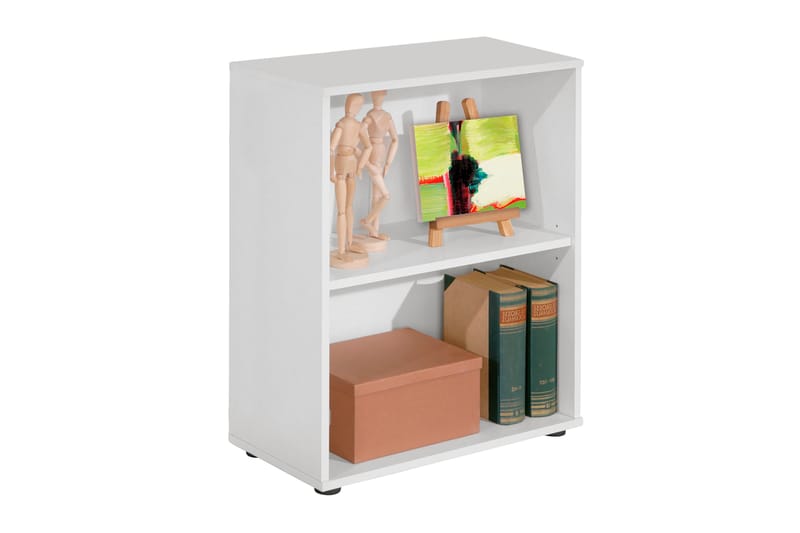 Bokhylle Fairfax 60x75 cm - Hvit - Oppbevaring - Hylle - Bokhylle