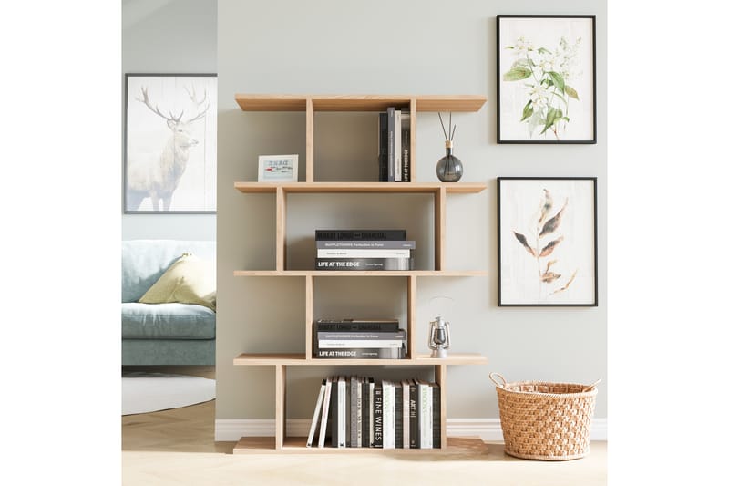 Bokhylle Harmona 90x25 cm - Natur - Oppbevaring - Hylle - Bokhylle