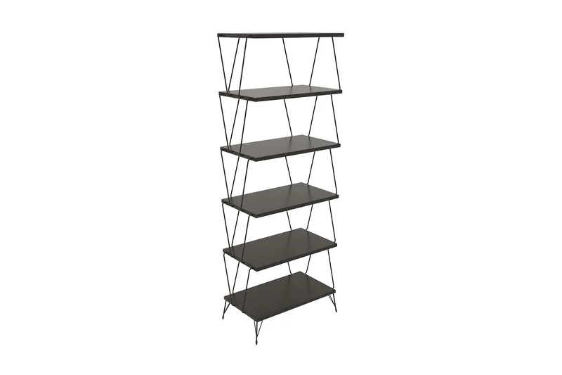 Bokhylle Igazz bokhylle 48x31 cm 5 hyller Antracit - Oppbevaring - Hylle - Bokhylle