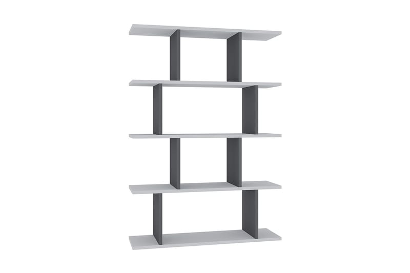 Bokhylle Nachusa bokhylle 90x25 cm Hvit,Antrasitt