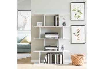 Bokhylle Nachusa bokhylle 90x25 cm Hvit - Oppbevaring - Hylle - Bokhylle