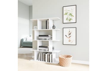 Bokhylle Nachusa bokhylle 90x25 cm Hvit - Oppbevaring - Hylle - Bokhylle