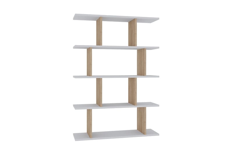 Bokhylle Nachusa bokhylle 90x25 cm Tre/natur, hvit