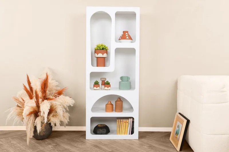 Bokhylle Najrana 60 cm, Hvit