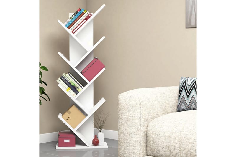 Bokhylle Spearin bokhylle 46 cm Vit - Oppbevaring - Hylle - Bokhylle