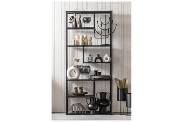 Bokhylle Talako 35x85 cm - Svart - Oppbevaring - Hylle - Bokhylle