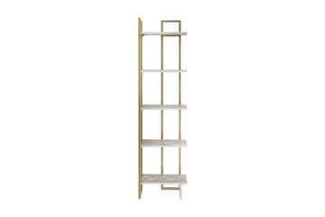Bokhylle Urgby 45,2x180 cm - Hvit - Oppbevaring - Hylle - Bokhylle