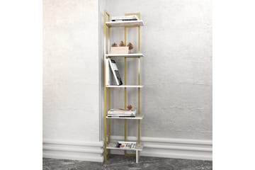 Bokhylle Urgby 45,2x180 cm - Hvit - Oppbevaring - Hylle - Bokhylle