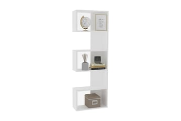 Bokhylle Zakkum 52x150 cm - Hvit - Oppbevaring - Hylle - Bokhylle