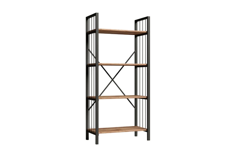 Bokhylle Zakkum 60x150 cm - Svart - Oppbevaring - Hylle - Bokhylle