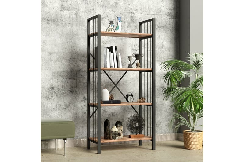 Bokhylle Zakkum 60x150 cm - Svart - Oppbevaring - Hylle - Bokhylle