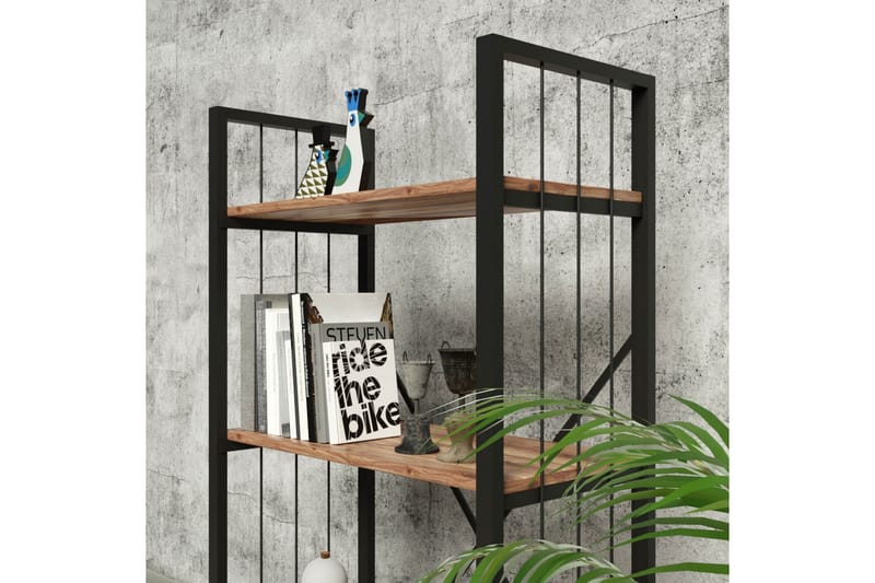 Bokhylle Zakkum 60x150 cm - Svart - Oppbevaring - Hylle - Bokhylle
