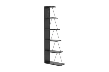 Bookshelf Antrasitt|Svart