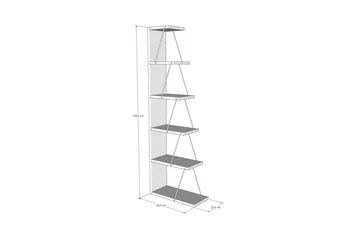 Bookshelf Antrasitt|Svart - Antrasitt/Svart - Oppbevaring - Hylle - Bokhylle