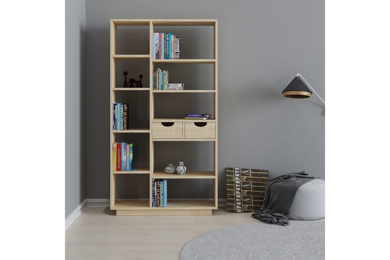 Bookshelf Eik - Natur - Oppbevaring - Hylle - Bokhylle