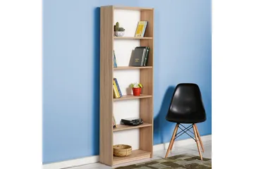 Bookshelf Eik-Sonoma - Natur - Oppbevaring - Hylle - Bokhylle