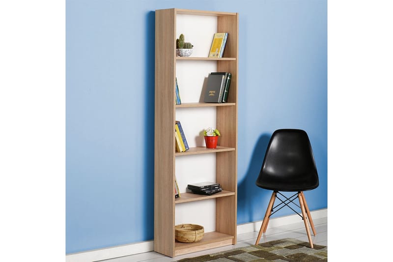 Bookshelf Eik-Sonoma - Natur - Oppbevaring - Hylle - Bokhylle