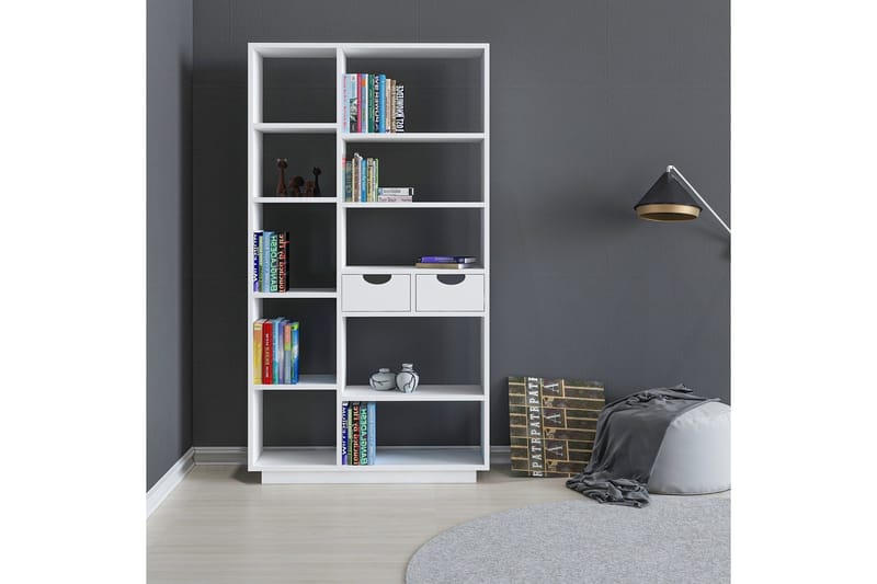 Bookshelf Hvit - Hvit - Oppbevaring - Hylle - Bokhylle