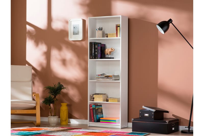 Bookshelf Hvit - Hvit - Oppbevaring - Hylle - Bokhylle