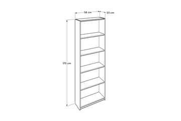 Bookshelf Hvit - Hvit - Oppbevaring - Hylle - Bokhylle