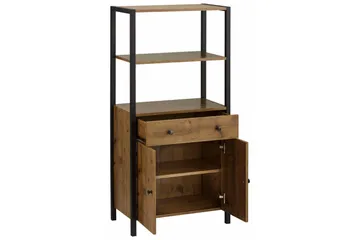 Brayden Hylle 60 cm - Brun / Svart - Oppbevaring - Hylle - Bokhylle