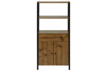 Brayden Hylle 60 cm - Brun / Svart - Oppbevaring - Hylle - Bokhylle