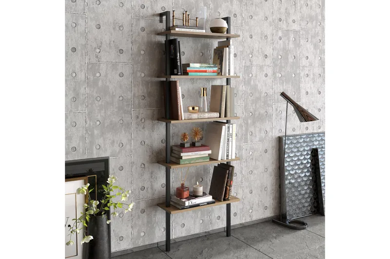 Brinkelid Bokhylle - Brun - Oppbevaring - Hylle - Stigehylle & trappehylle