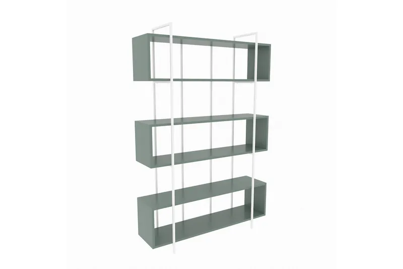 Bruti Bokhylle 120 cm - Hvit - Oppbevaring - Hylle - Bokhylle