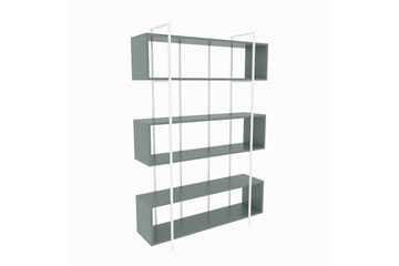 Bruti Bokhylle 120 cm i Malt Tre - Salviegrønn - Oppbevaring - Hylle - Bokhylle