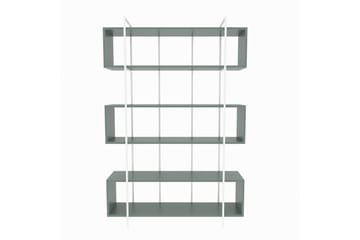 Bruti Bokhylle 120 cm i Malt Tre - Salviegrønn - Oppbevaring - Hylle - Bokhylle
