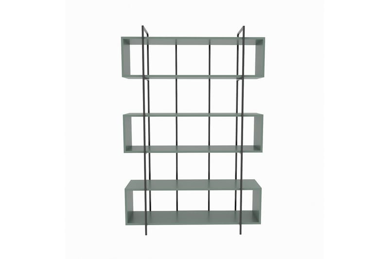 Bruti Bokhylle 120 cm i Malt Tre - Svart - Oppbevaring - Hylle - Bokhylle