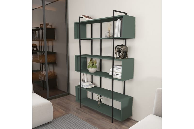 Bruti Bokhylle 120 cm - Svart - Oppbevaring - Hylle - Bokhylle