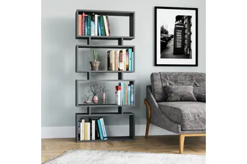 Burrells bokhylle 72x25 cm - Antrasitt - Oppbevaring - Hylle - Bokhylle