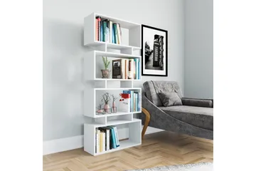 Burrells Bokhylle 72x25 cm - Hvit - Oppbevaring - Hylle - Bokhylle