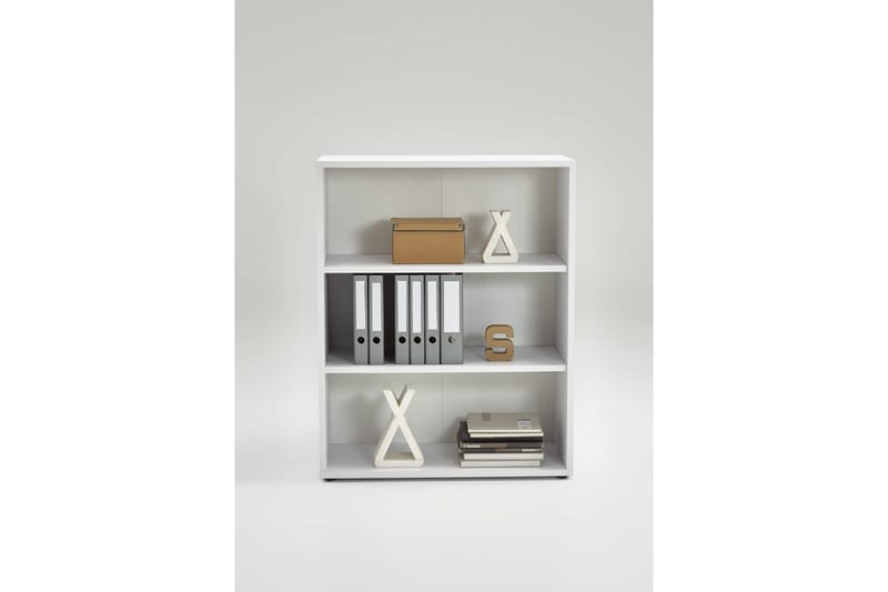 Calvia Hylle 89 cm - Hvit - Oppbevaring - Hylle - Bokhylle