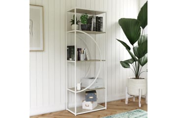 Cambridge Bokhylle 60,9x33,4 cm Hvit - Dorel Home - Oppbevaring - Hylle - Bokhylle