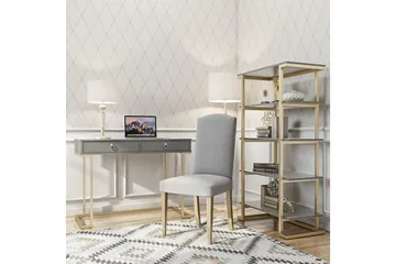 Camila Bokhylle 76x40 cm Grafittgrå - CosmoLiving - Oppbevaring - Hylle - Bokhylle